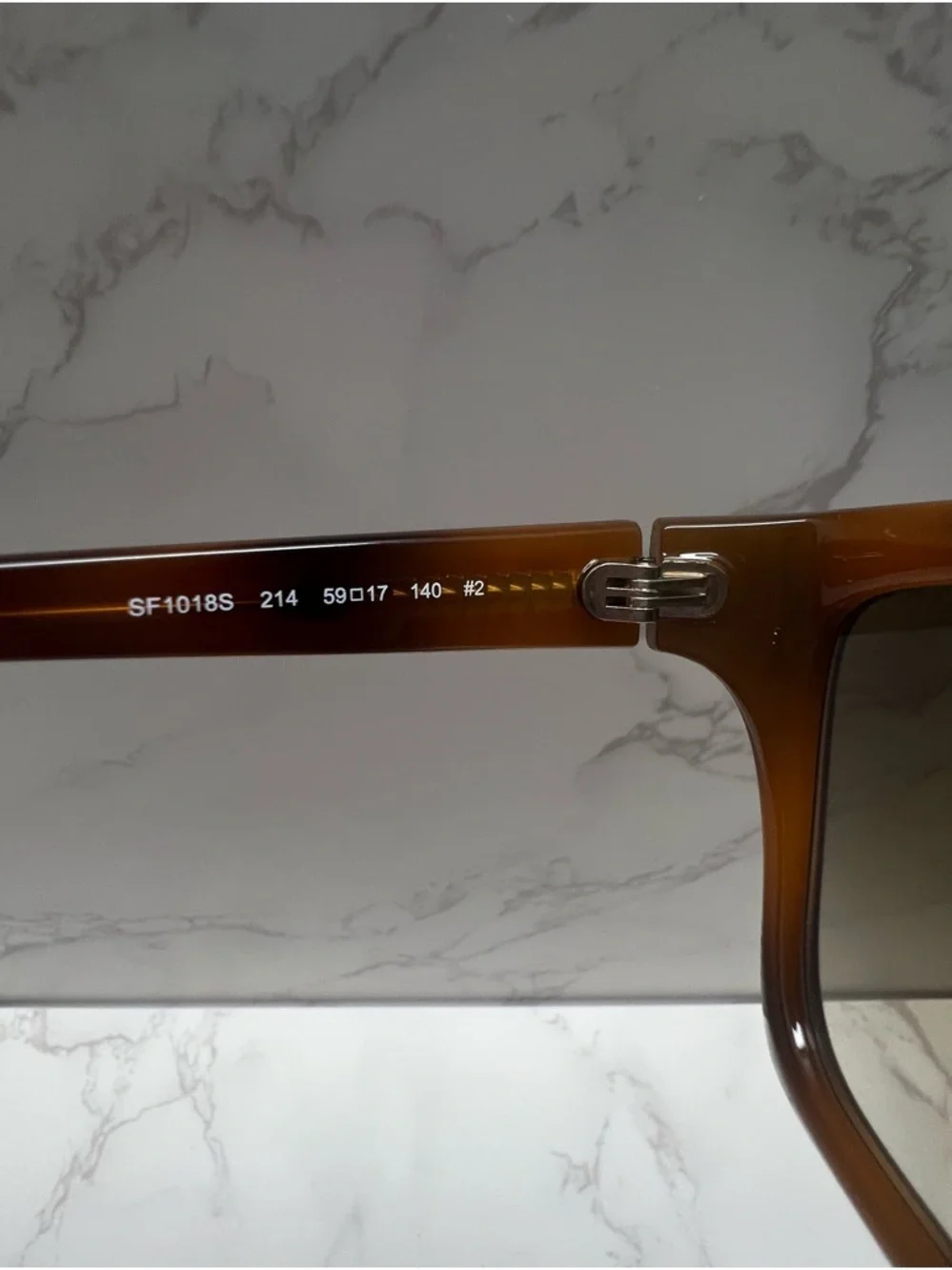SALVATORE FERRAGAMO SF1018S Tortoise Square Sunglasses Brown Gradient NWOT Italy
